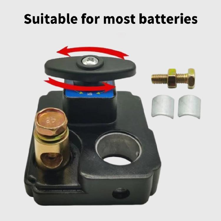 Car Battery Disconnect Switch Isolator 12V 24V 100A Battery Terminals Switch Cut Off Switch Auto Part Universal for Car