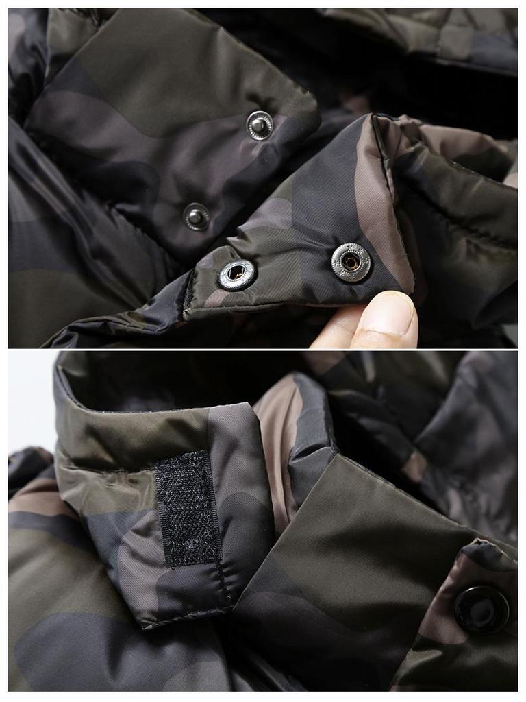 Men's Camouflage Hooded Cotton Vest - 2025 Autumn/Winter Fashion Sleeveless Jacket
