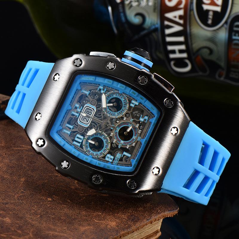 Barrel-type Youth and Fashion Small Three-pin Sports Six-pin Multi-functional Quartz Watch