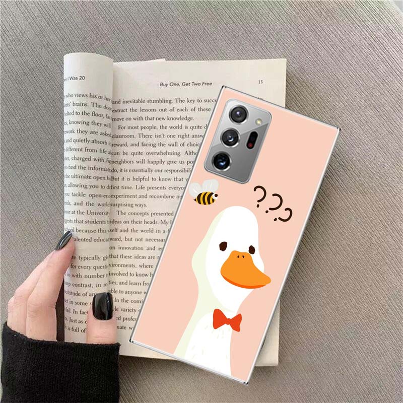 

Cute Cartoon Duck Phone Case for Samsung A17 A37 A57 A54 A14 A24 A34 A07 A04S A02S A12 A22 A32 A52S A16 A26 A36 A56 A72 Galaxy N Samsung A07