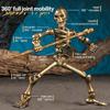 1 Set Multi-Articulable Skull And Bone Puppet Decoration Magnetic 3D Skull Model Assembly Toy Action Figures Anime Game
