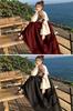 Taisho Roman Hakama Japanische Kleidung Kimono Hanfu Cosplay Ethnisches Kostüm Langes Kamelienmuster [Lady Lazy] Damen (Rot, L)