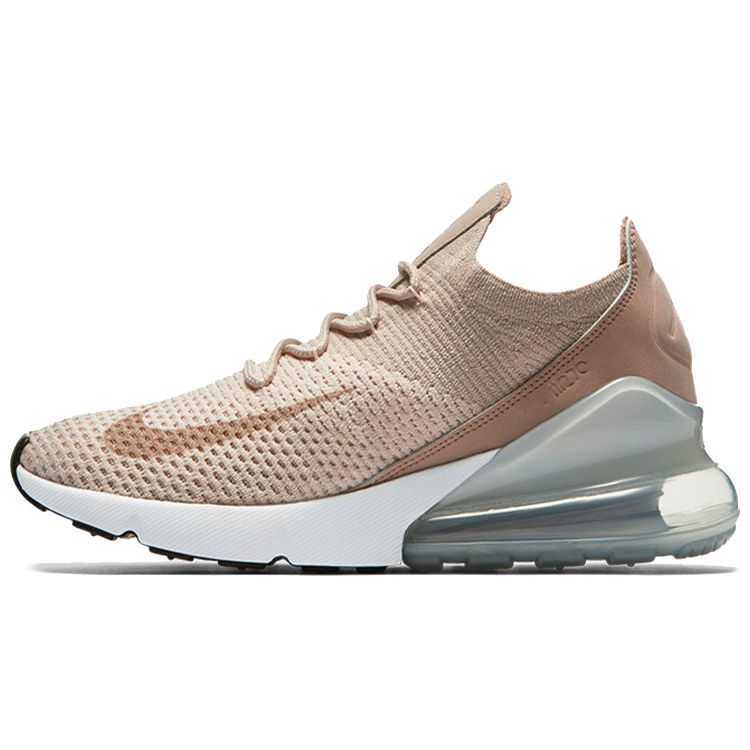 

Женские кроссовки Nike Air Max 270 Flyknit Guava Ice розовые, бежевые AH6803-801