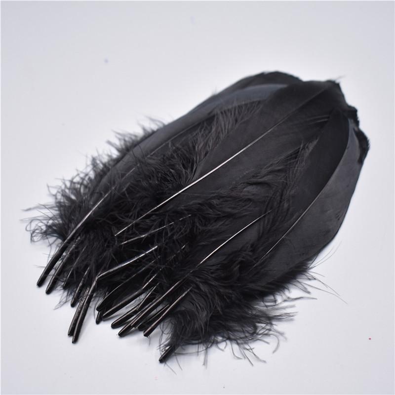 Nature Peppermint Green Goose Nagoire Feathers For Crafts Plumes 5-7Inch/13-18Cm Jewelry Clothing Accessories Wedding Decoration
