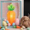 Paper Carrot Light Easter Hanging Ornament Easter Carrot Ornament For Indoor and Outdoor Decoration Festival Celebration