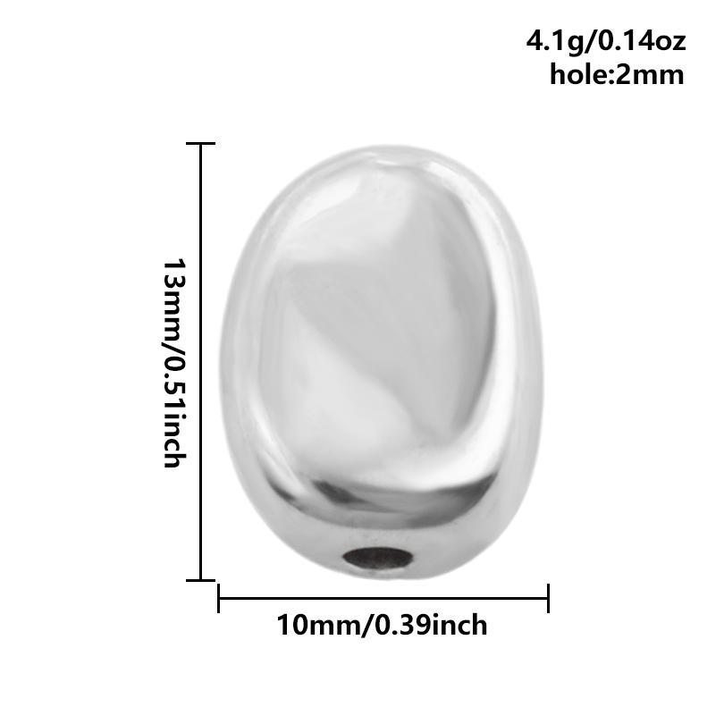 High Quality Irregular 304 Stainless Steel Beads For Jewelry Making Supplies No Fade Waterproof Moon Heart Star Bead Accessories