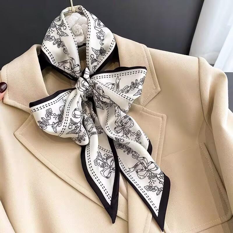 

Long Silk Scarf One Size