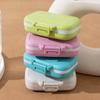 Portable Three-Grid Sealed Medicine Box - Moisture-Proof Plastic Storage for Household Use