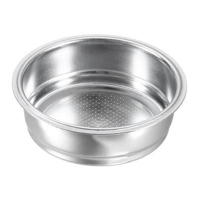 Uxcell 1pc 51mm Coffee Filter Basket, 1 Cup Stainless Steel Reusable Espresso Coffee Machine Bowl Basket Replacement