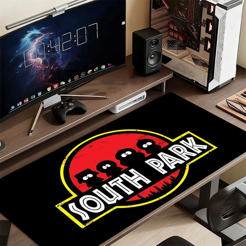 South Park Art Mouse Pad, Large Gaming Desk Mat, Non-slip XXL Mousepad for Laptop & Tablet, Mini PC Playmat with Stitched Edges