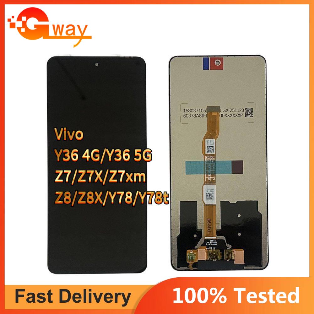 

Полная сборка LCD-экрана и сенсорного стекла Для Vivo Y36 4G Y36 5G Z7 Z7X Z7xm Z8 Z8X Y78 Y78t