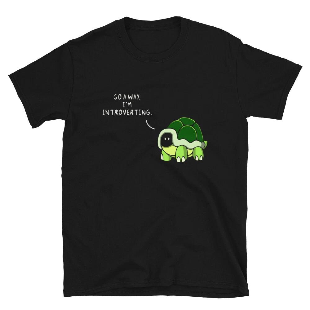 Go Away I m Introverting Sarcastic Sarcasm Funny T-Shirt S