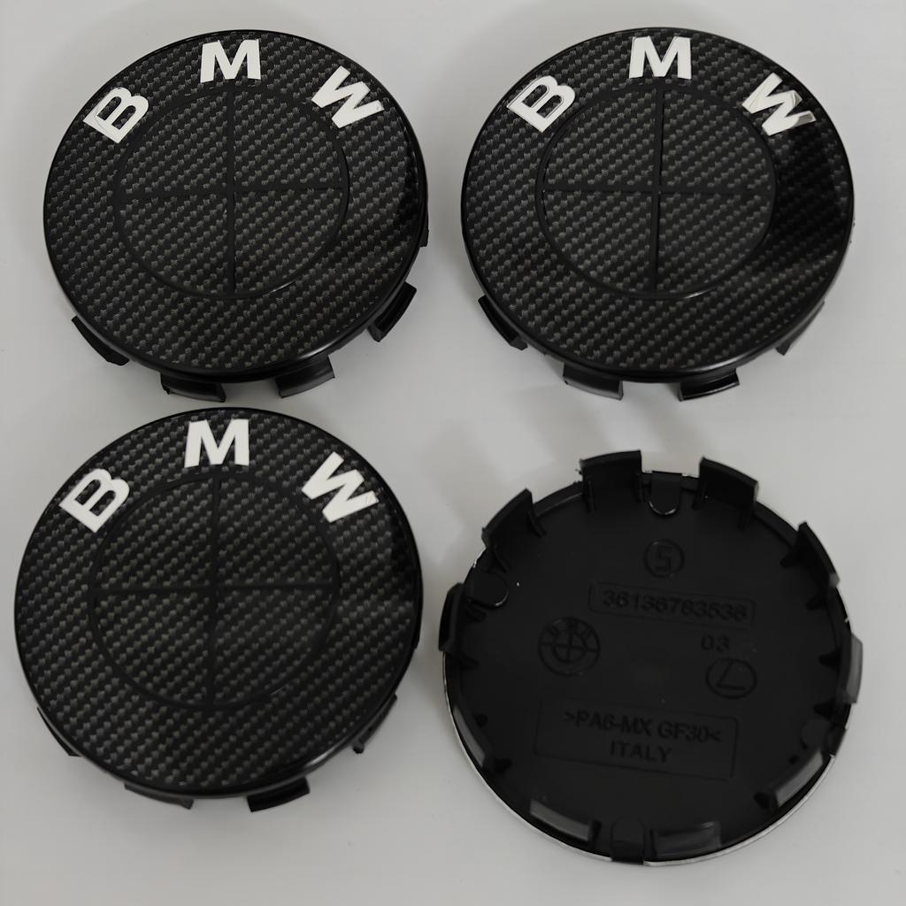 TZSW5 4pcs Car Wheel Center Caps 56mm/68mm Diameter for BMW