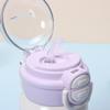 Charming Children's Insulated Pop-up Cup with Cartoon Design - Portable and Cute for Girls