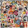 4850 100Pcs Anime One Piece Stickers Decals Graffiti Skateboard Laptop Phone Car Luffy Chopper Cool Cartoon Sticker For Kids