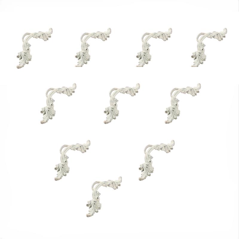 Zinc Alloy Rural Ivory White Cabinet Door Drawer Handle Cabinet Door Closet Kitchen Handle Wardrobe Door Furniture Handle