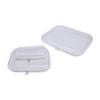 3 Stück PVC-Reißverschluss-Aufbewahrungsbeutel Hartschalen-Reiseorganizer-Set Groß Mittel Klein Transparent für Snacks Kosmetik