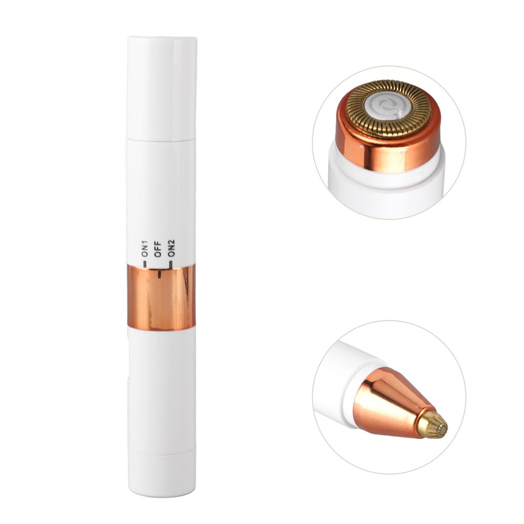 2 in 1 Haarentferner Gesichtshaarentferner und Augenbrauentrimmer Wiederaufladbarer Augenbrauentrimmer Epilierer für