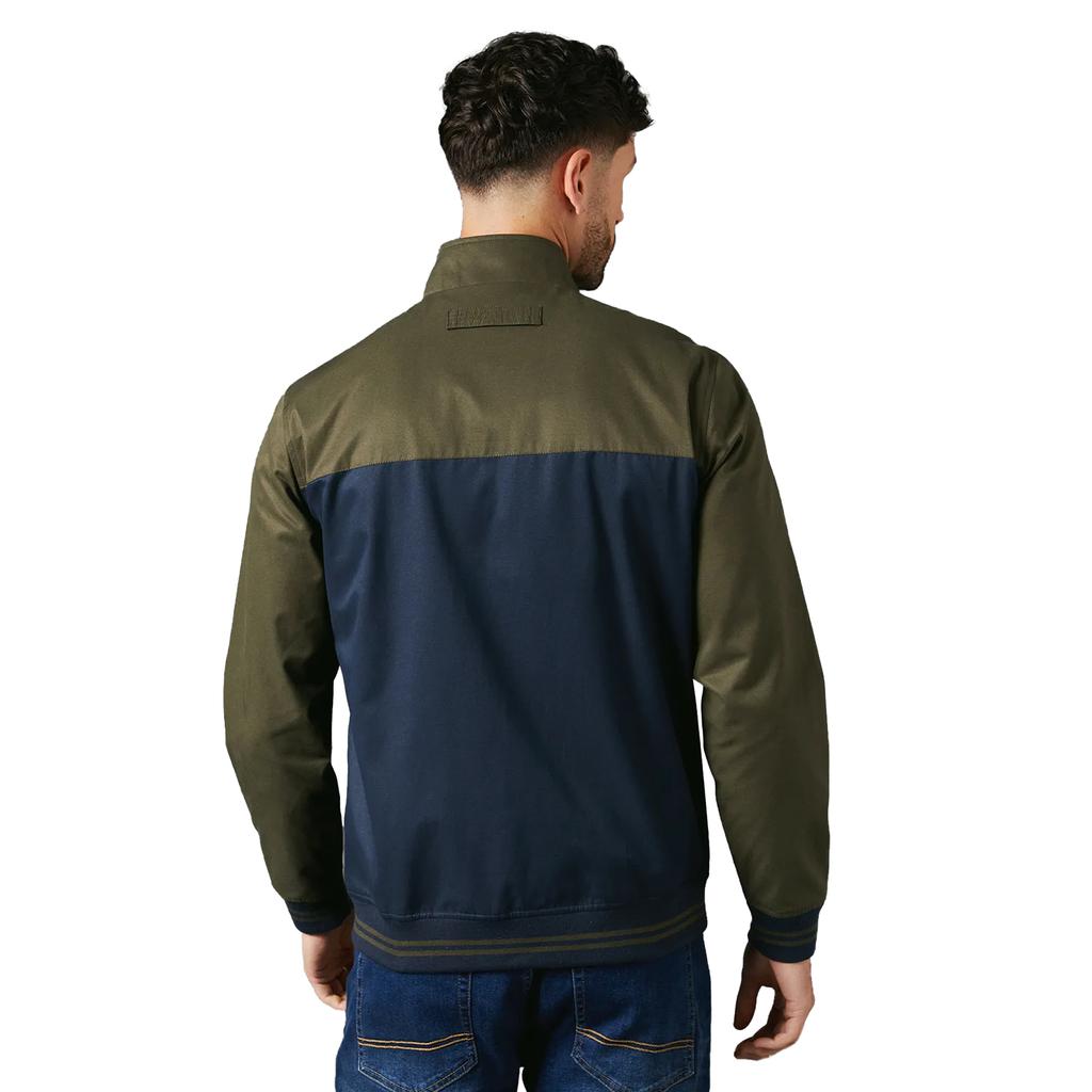 Maine Mens Two Tone Full Zip Jacket