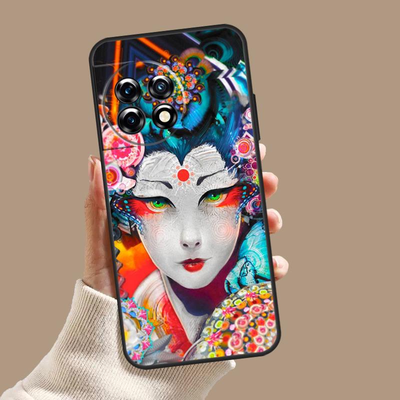 

Японский чехол с гейшей для OnePlus Nord CE 5 2 3 4 Lite N20 N30 OnePlus 15 13 12 11 9 10 Pro 13R 10T 13T OnePlus 13T