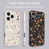 Чехол-шнурок с мелким цветочным узором для iPhone 17 Pro Max iPhone 16 15 14 13 Pro Max 11 16E 17E Мягкий силиконовый чехол-накладка для телефона