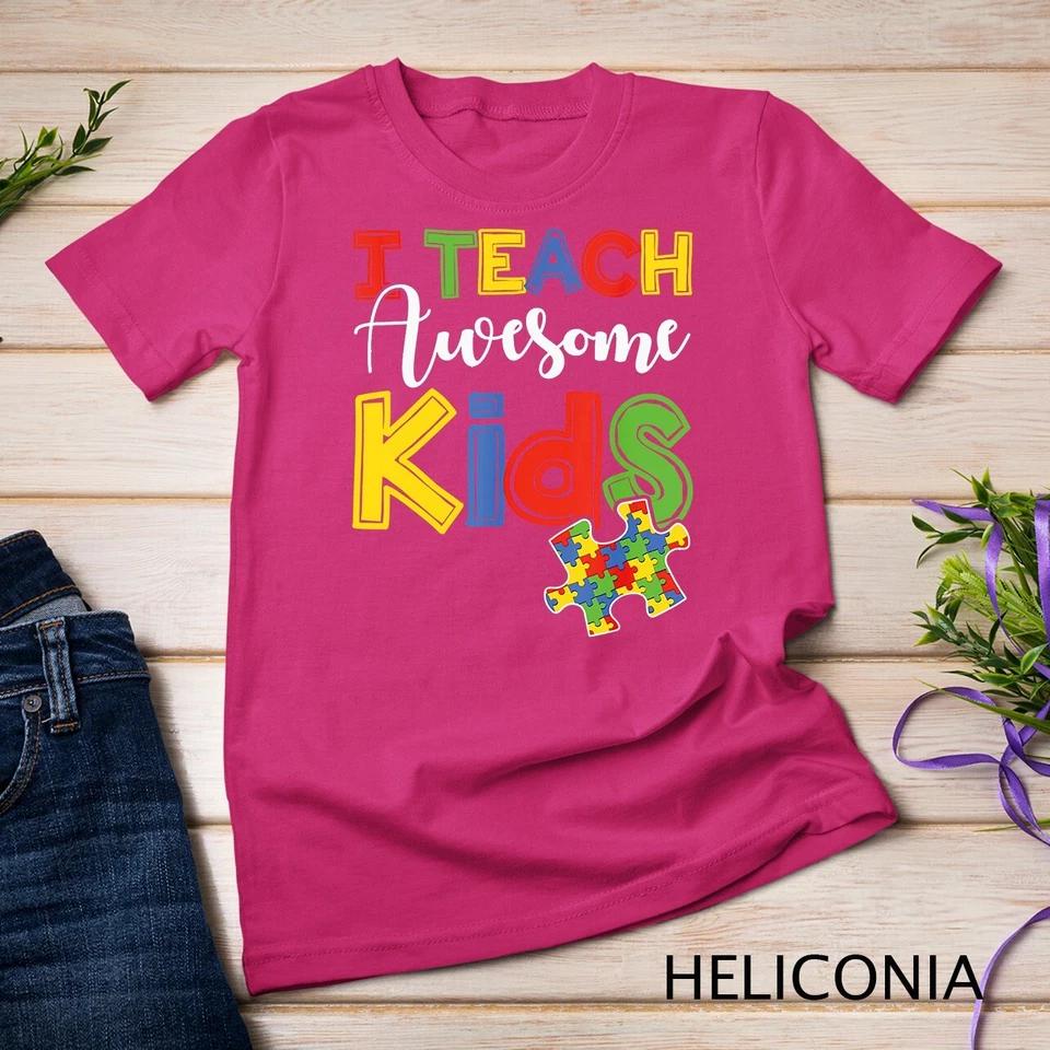 Autism Awareness Special ED Teacher Gifts T-Shirt Unisex T-shirt 3 2XL