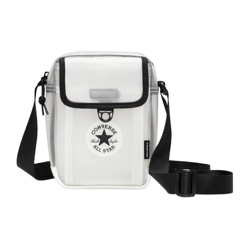 

New Converse Synthetic Material Patchwork Fabric Shoulder Bag, Crossbody Bag Regular Unisex Vintage White 10025353-A01 14.0*6.1*19.1CM