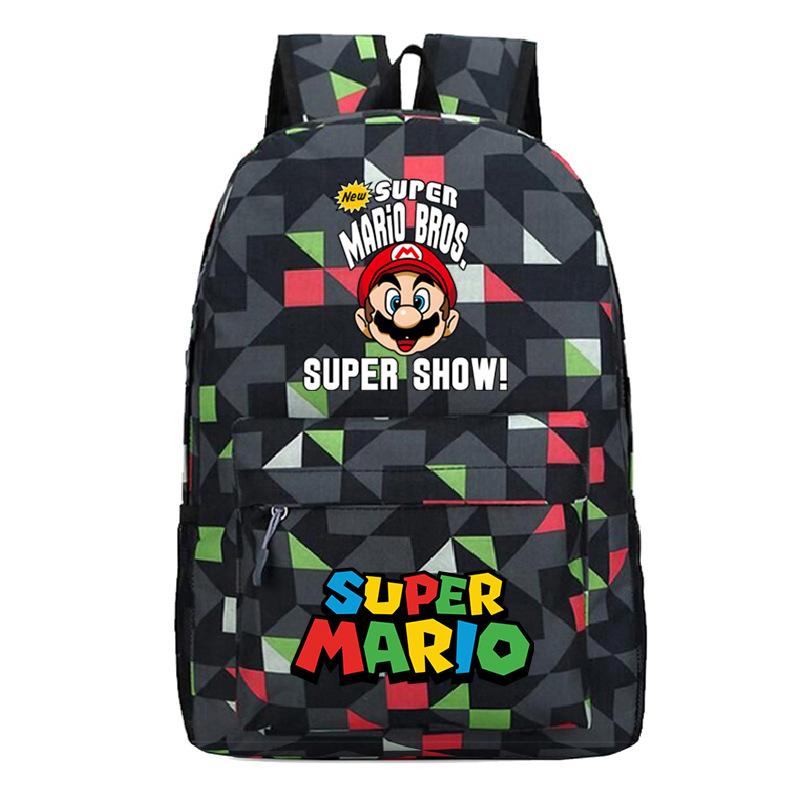 Peripheral Cartoon Printed Backpack, High-Capacity Schoolbag For Primary And Secondary School Students