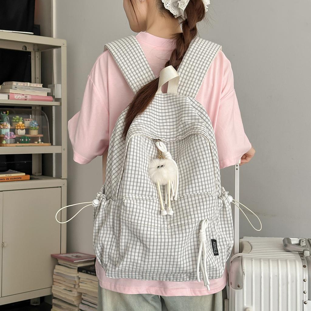 School Bag, Girls, College Students, Fashion Niche, High Value, Lightweight Backpack, High School, Junior High School Students, Computer Backpack
