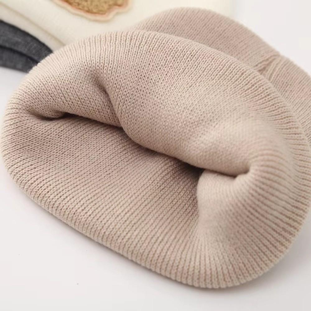 Ear Protection Newborn Baby Hat Soft Knitted Infant Toddler Hat Cute Winter Warm Cap  Boys Girls