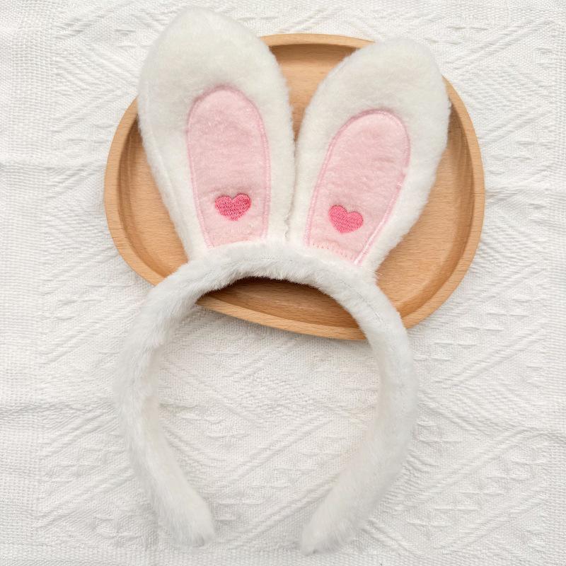 Cartoon Plush Headband: Cute Hair Accessory for Women & Kids, Perfect for Face Washing
