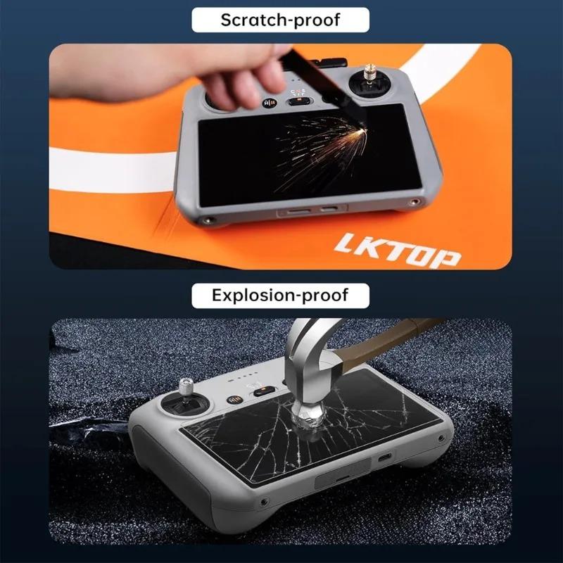 Tempered Glass for DJI RC Pro/RC 2 Remote Control Anti-scratch Screen Protector for DJI Mini 4 Pro Mavic 3 RC2 RC Pro Controller
