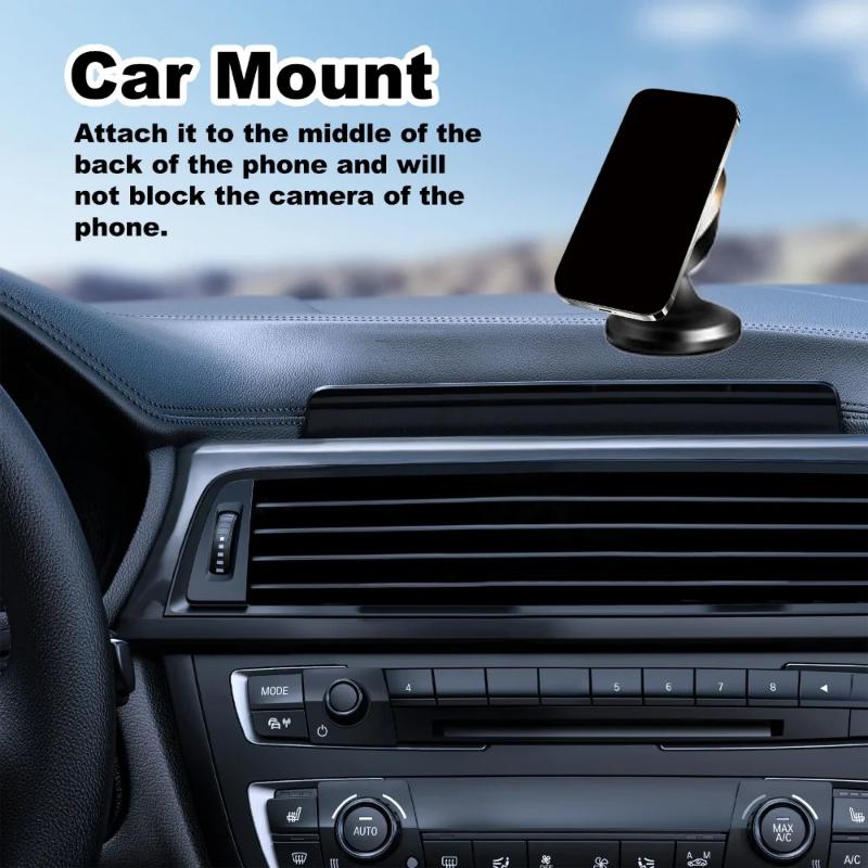 Multi Functional 360 Degree Arbitrary Rotation Universal Bracket for Car Dashboard Navigation Fixed Magnetic Phone Holder