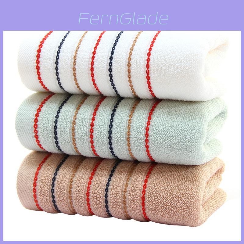 Striped Cotton Towel Soft Thick And Comfortable Bath Towel For Home And Hotel Use