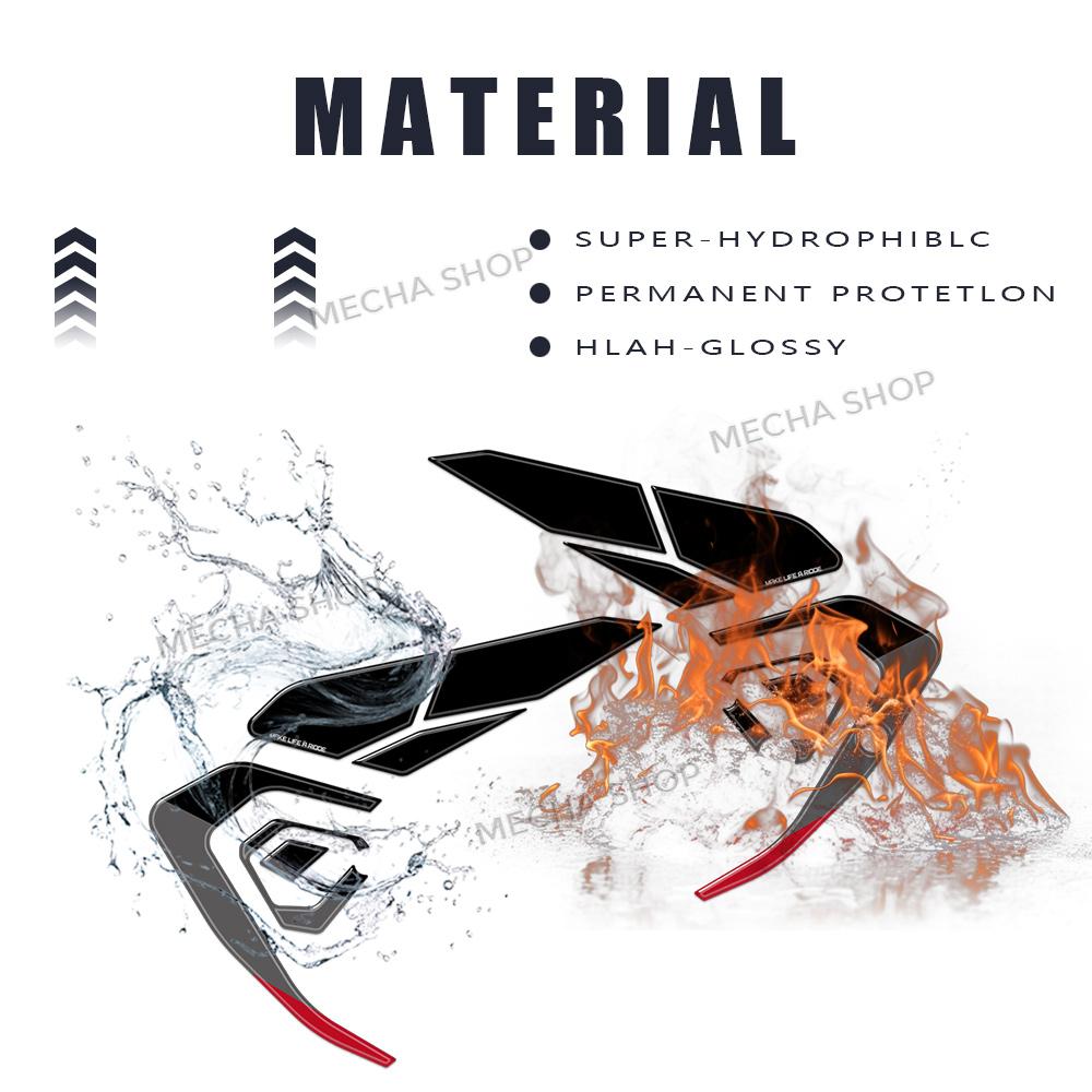 For R 1300 GS R1300GS 2025 Frame Protection 3D Stickers Motorcycle Accessories 3D Epoxy Resin Sticker