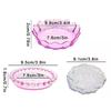 Nail Brush Holder Stand Organizer Case Cleaner Container Storage Box Tray Plate Rhinestone Glitter Display Nail Art Tools