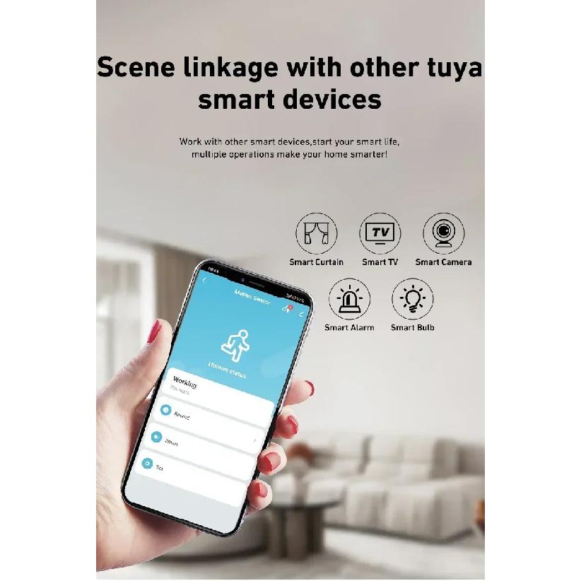Tuya WiFi Zigbee PIR Motion Sensor Smart Home Human Body Infrared Detector Security Smart Life Works With Alexa Google Home