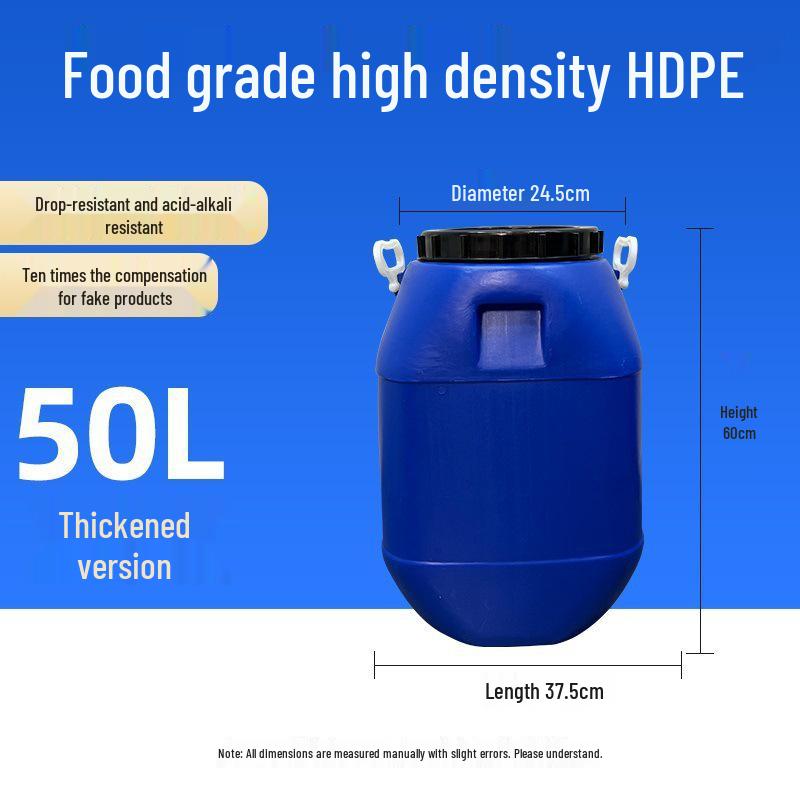 Multifunctional Square Food Grade Plastic Bucket: Composting, Water Storage, Fermentation, Oil Drum, Honey Seal, Chemical Use.