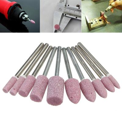 10 adet 1/8" Mini Şaft Aşındırıcı Monteli Taş Cilalama Taşlama Tekerleği Döner Aletler