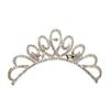 Rhinestone Tiara for Girls - Princess Crown Headpiece, Birthday Gift & Performance Hair Accessory