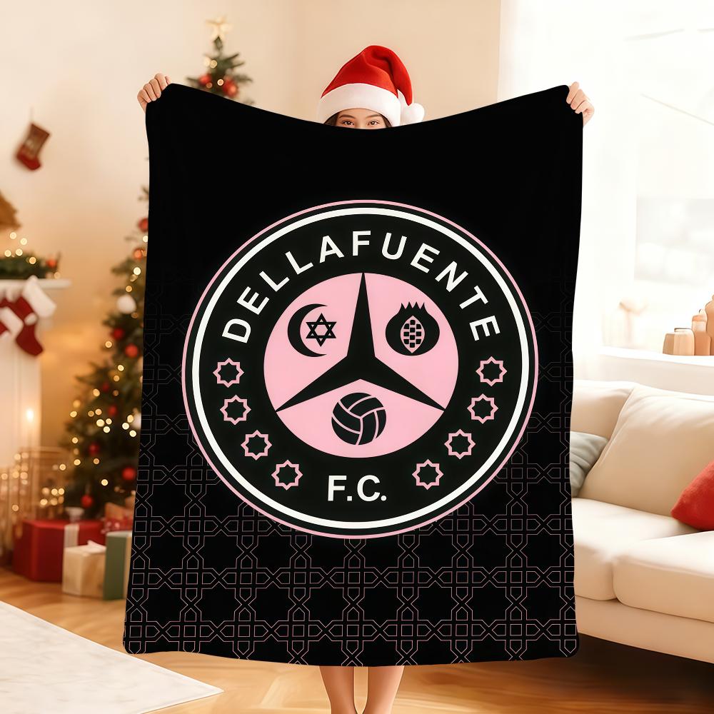 Classic Luxurious D Dellafuente F FC Energetic Blanket For Soft Throw Blanket for Picnic Bed Sofa Home Bedroom Warm Comfortable