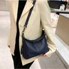 Chic Leather Hobo Bag with Detachable Strap & Tassel Versatile Large Capacity Handbag for Women Leisure Fashion Women's Shoulder Bag