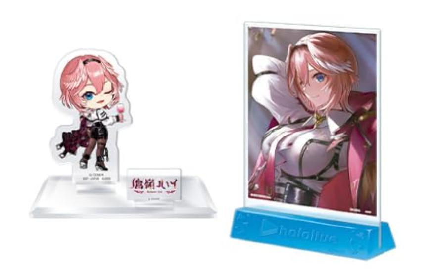Ichiban Kuji Hololive Mini Art Board Prize Kyun Chara Prize Acrylic Stand Takamine Rui set vol.4 & 2-piece