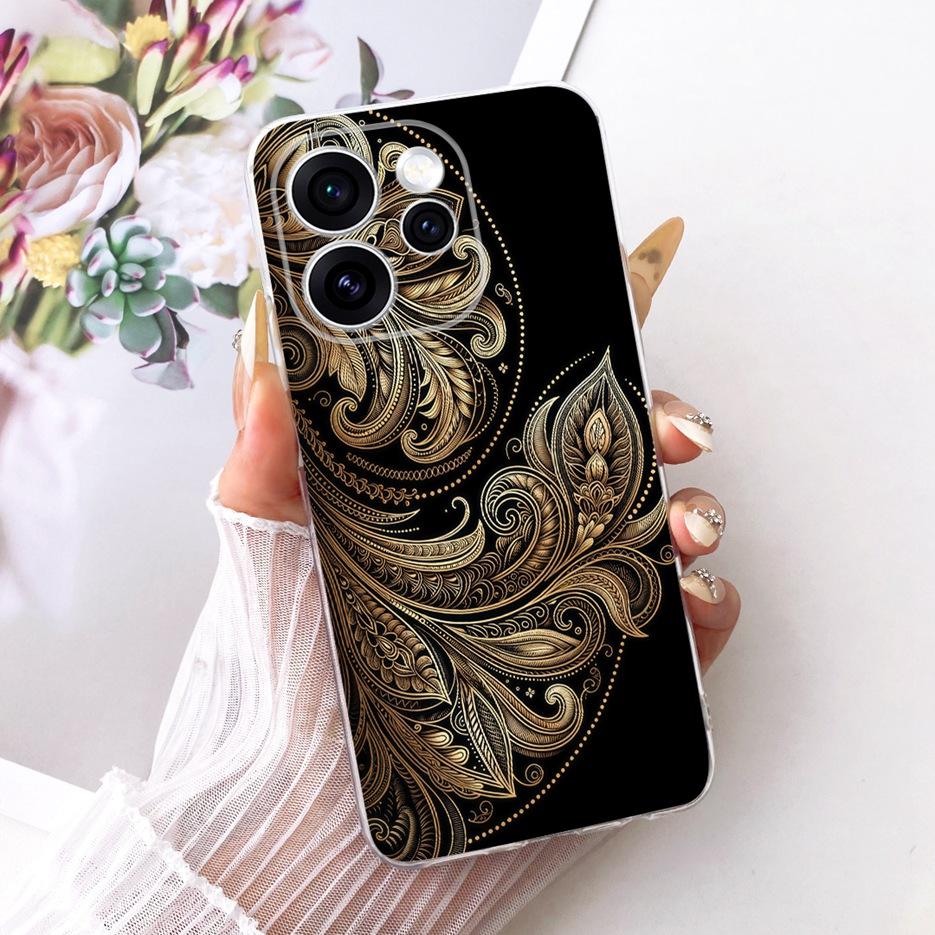 For Oppo Reno 15 FS Case Reno15 F 5G CPH2801 Luxury Butterfly Painted Cover Soft Slim Phone Case For Oppo Reno15 Pro Fundas Bags