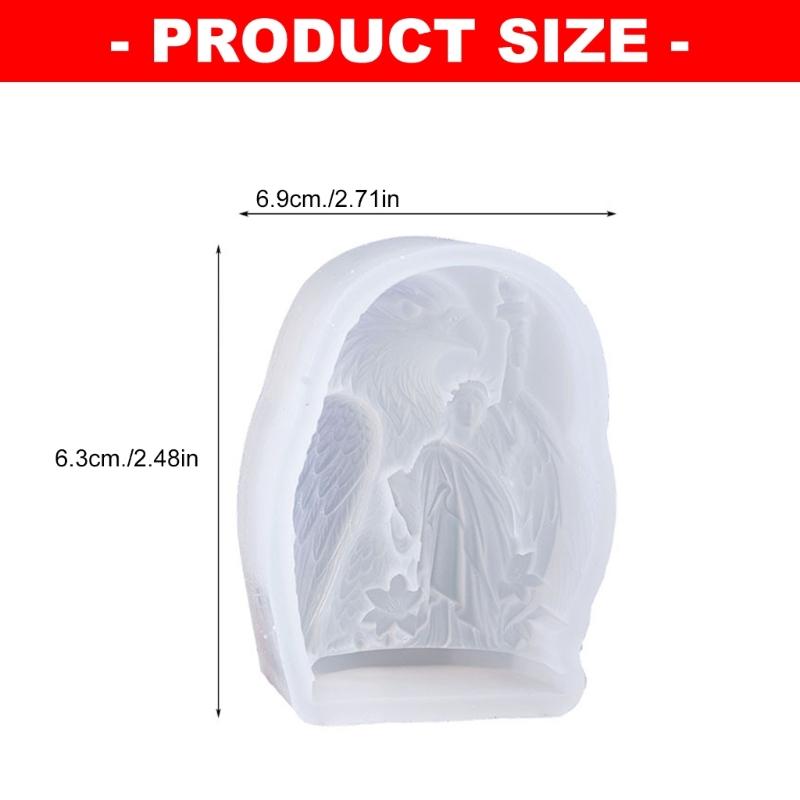 Detail Figure Goddess Silicone Mould for Handmade Candle Aromatherapys Stone and Crafting Projects