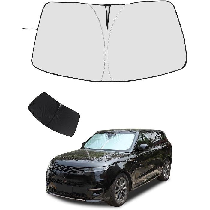 

Windshield Sun Shade Compatible with L@nd Rover Range Rover Sport 2023 2024 2025, Front Window Sun Visor Protector, Foldable Car Reflective Blocker Style A