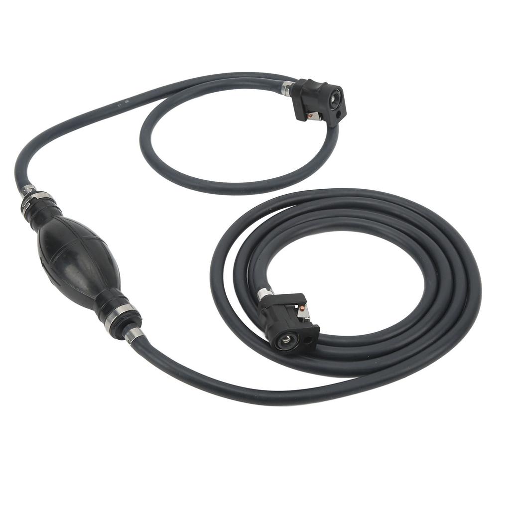 Outboard Fuel Line Hose Hand Primer Bulb Assembly Kit with Connector for Motor Vehicle Marine
