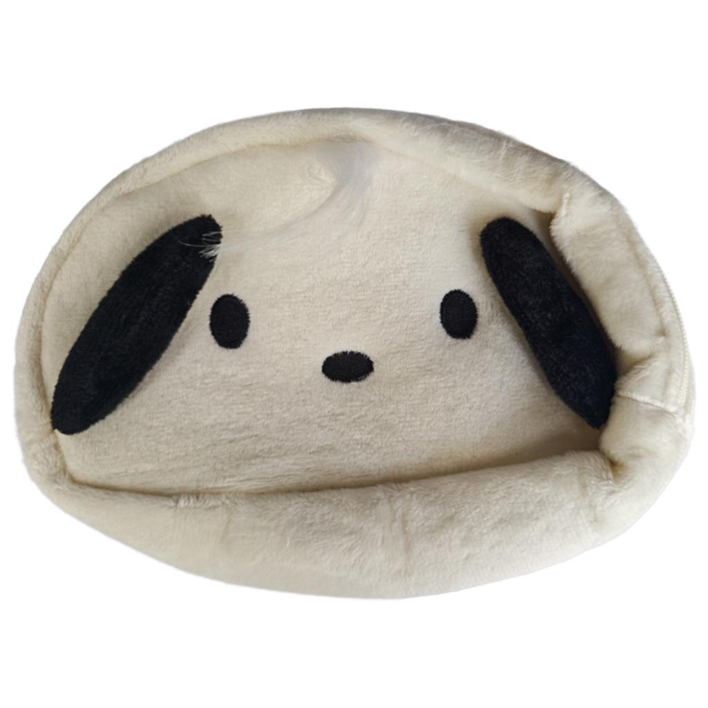 Kawaii Cosmetic Bag Baby Item Organizer Large Capacity Plush Pencil Bag Cute Pencil Cases Pouch Stationery Organizer Make Up Bag