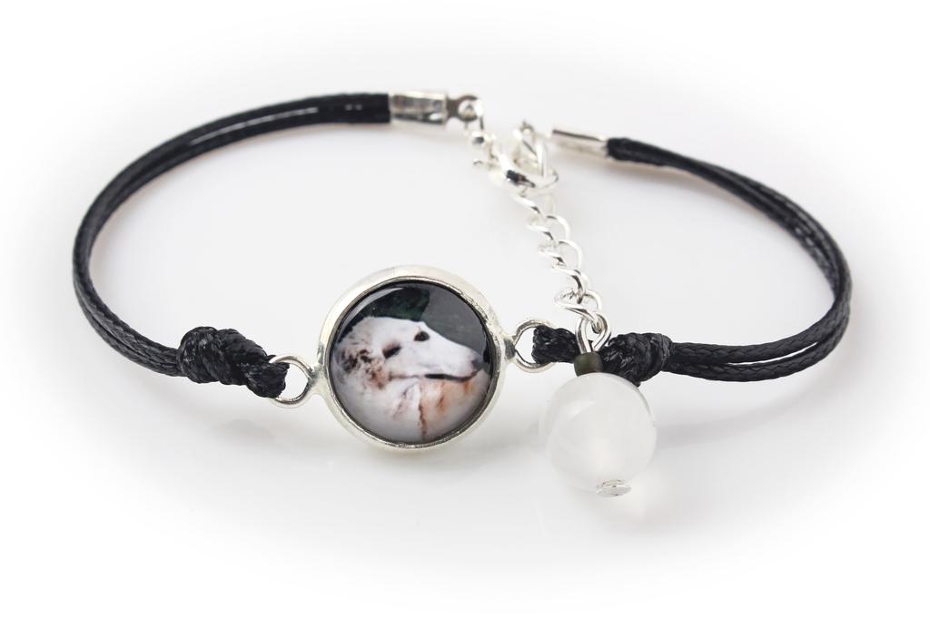 Borzoi, Russian Hunting Sighthound, Russian Wolfhound - bracelet with your photo handmade, unique jewelry from the Art-Dog brand