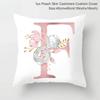 45X45Cm Pink Letter Cushion Pillowcase Decorative Sofa 40X40Cm Pillow Cases Autumn Decoration